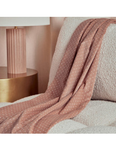 Milleraies fluweelstof met stippen Maple - Atelier Brunette