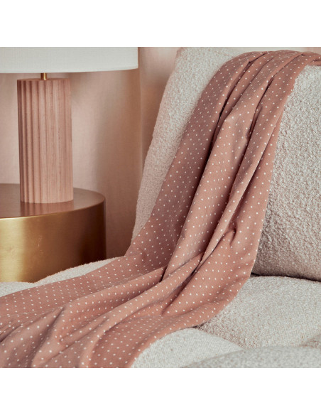 Milleraies fluweelstof met stippen Maple - Atelier Brunette