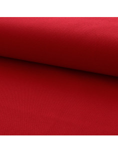 Halflinnen katoenen canvas - Rood