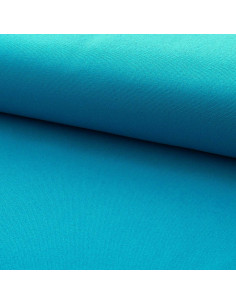Halflinnen canvas van katoen - Turkooisblauw