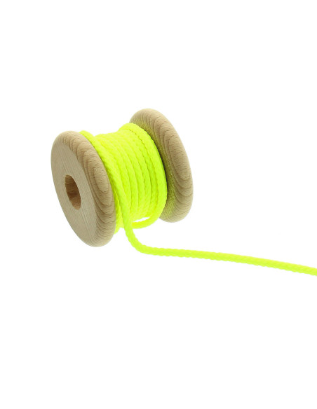 Ronde koord anorak - Fluorgeel