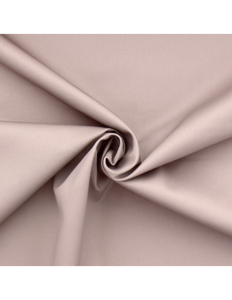 Polykatoen gabardine stof - Taupe
