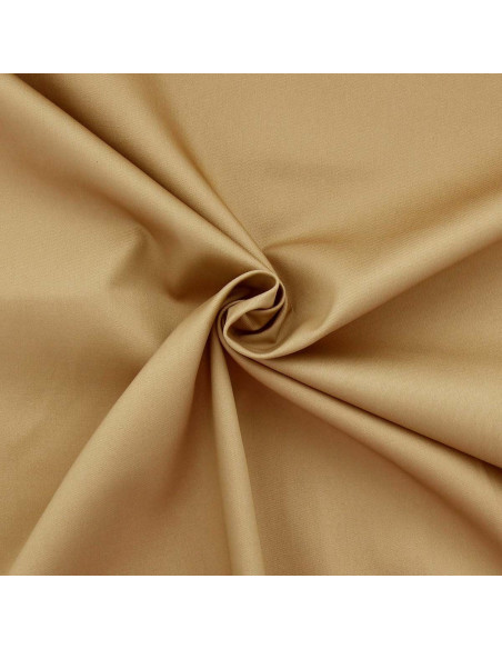 Polykatoen gabardine stof - Beige