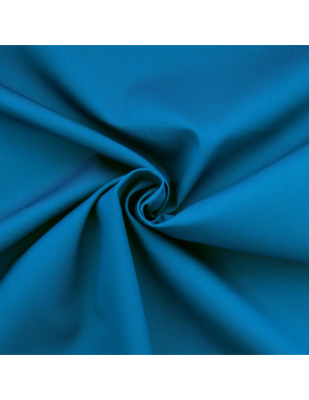 Polykatoen gabardine stof - Blauw
