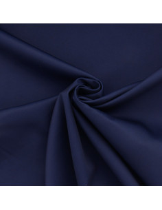 Polykatoen gabardine stof - Marineblauw