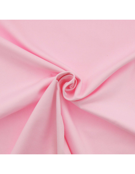 Polykatoen gabardine stof - Babyroze