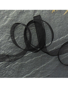 Organza lint - Zwart