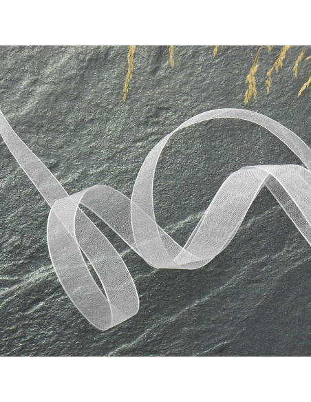 Organza lint - Wit