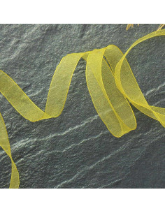 Organza lint - Geel