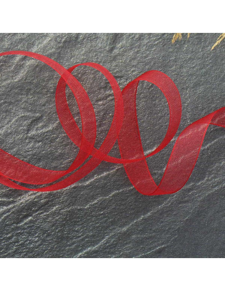 Organza lint - Rood