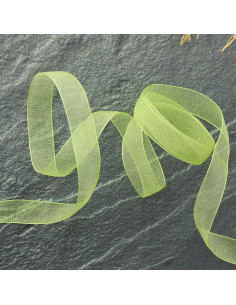 Organza lint - Lichtgroen