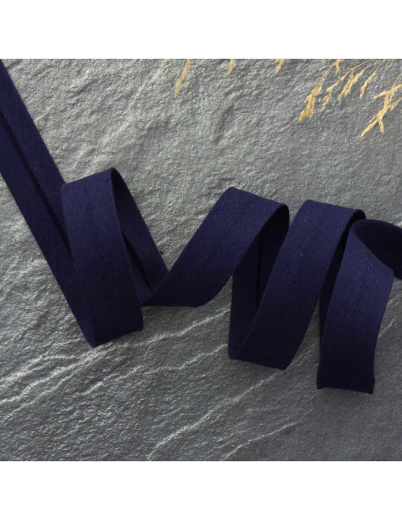 Dubbel gaze biais - Marineblauw