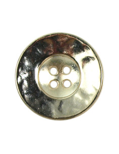 Buis met 2 knopen 4 gaten - 22 mm