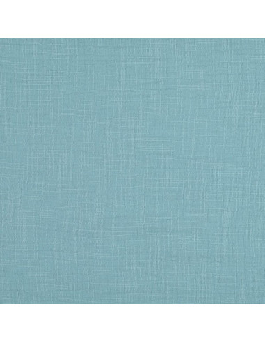 Vintage dubbel gaas katoen - Turquoise