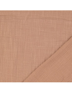 Vintage katoenen dubbel gaas - Beige 2