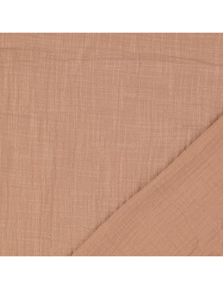 Vintage katoenen dubbel gaas - Beige