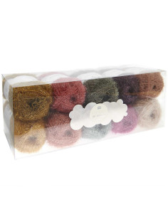 Set van 10 bollen haakgaren Creative Bubble - Earthy