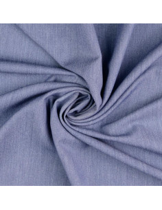Zachte gabardine stof - Jeansblauw