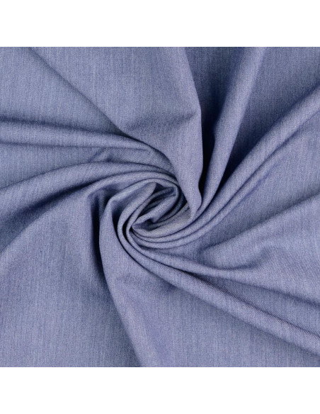 Zachte gabardine stof - Jeansblauw