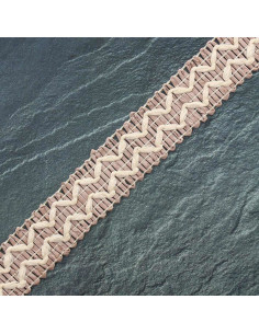 Raffia lint - Donkerbeige