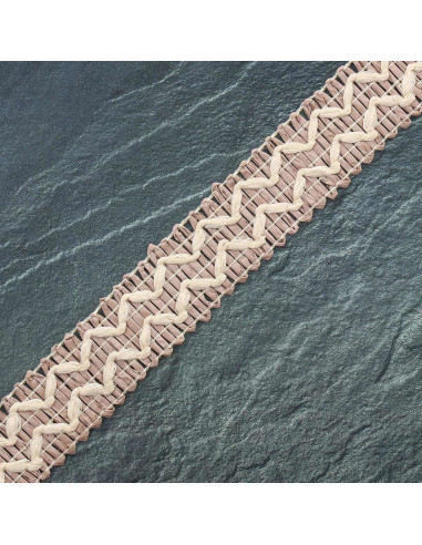 Raffia lint - Donkerbeige