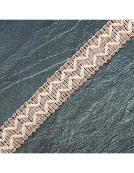 Raffia lint - Donkerbeige