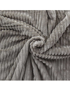Minky ribstof - Taupe