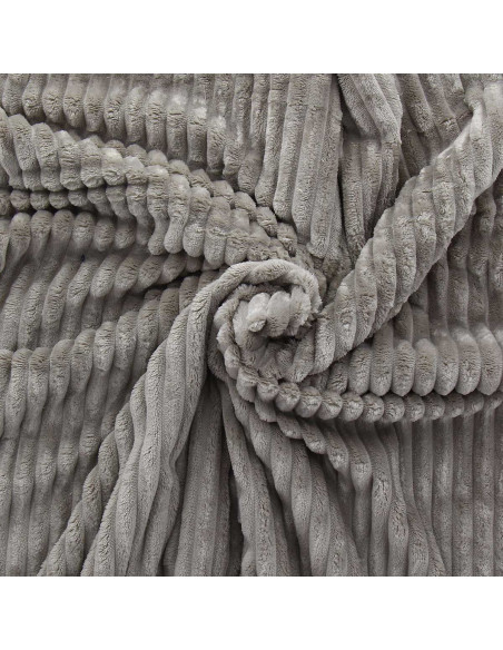 Minky ribstof - Taupe