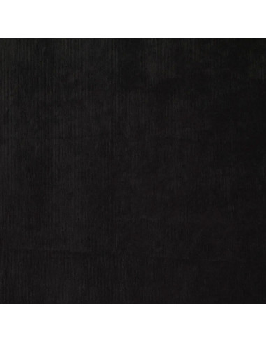 Ribfluweel - Zwart