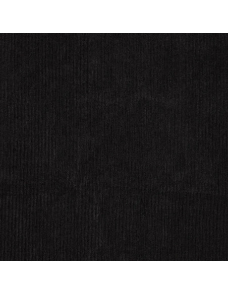 Ribfluweel - Zwart