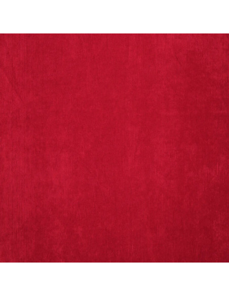 Ribfluweel - Rood