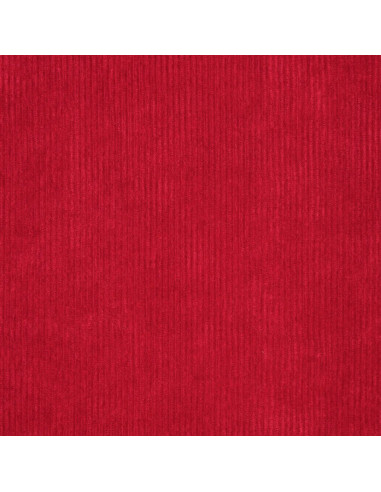 Ribfluweel - Rood