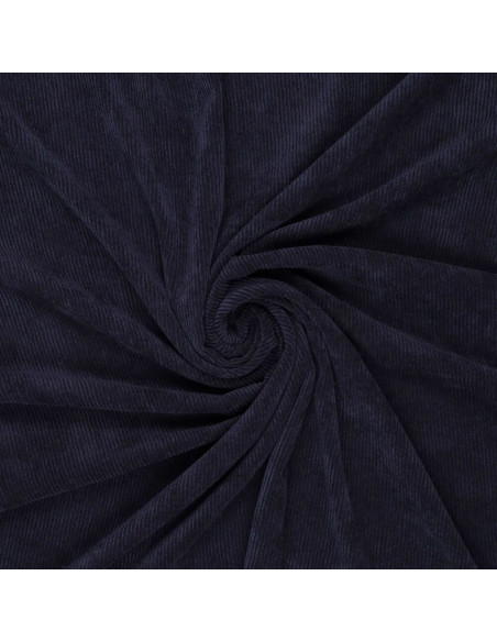Ribfluweel - Marineblauw