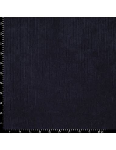 Ribfluweel - Marineblauw