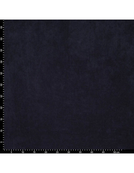Ribfluweel - Marineblauw