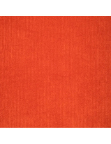 Ribfluweel - Oranje