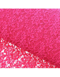 Stretch kantstof Glamour - Fuchsia