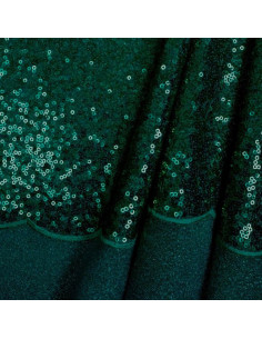 Paillettenstof - Groen