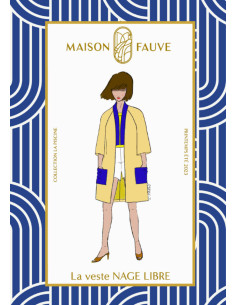 Patroon van het vest Nage Libre - Maison Fauve 2