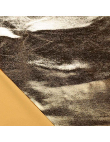 Stretch lamé stof - Goud