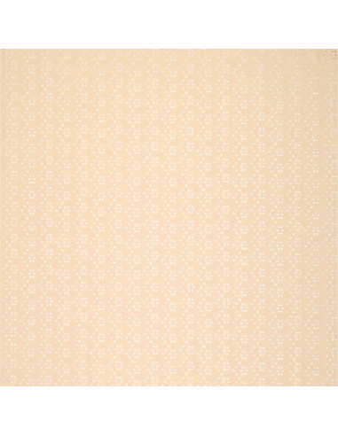 Rekbare Engelse borduurstof - Lichtbeige