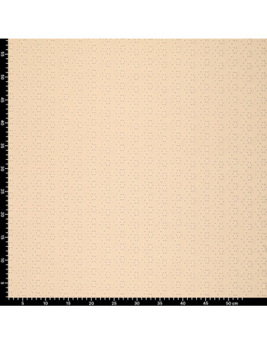 Rekbare Engelse borduurstof - Lichtbeige