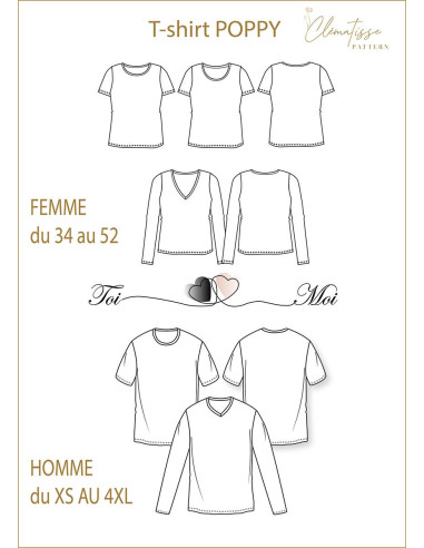 Poppy top patroon - Clématisse patroon