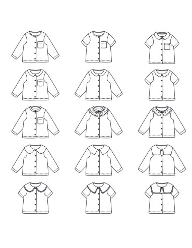 Rio unisex blouse patroon - Ikatee