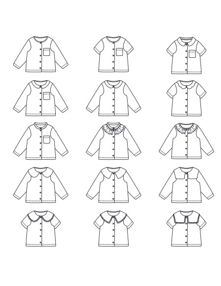 Rio unisex blouse patroon - Ikatee