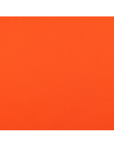 Effen cretonne katoenstof - Oranje