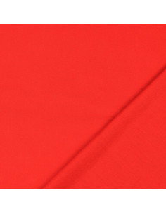 Effen cretonne katoenstof - Rood 2