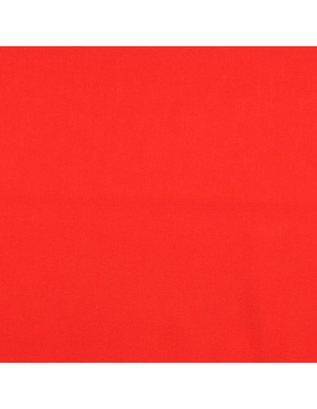Effen cretonne katoenstof - Rood