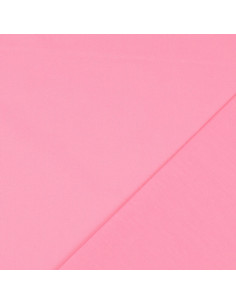 Effen cretonne katoenstof - Roze 2