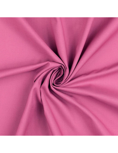 Effen cretonne katoenstof - Mauve